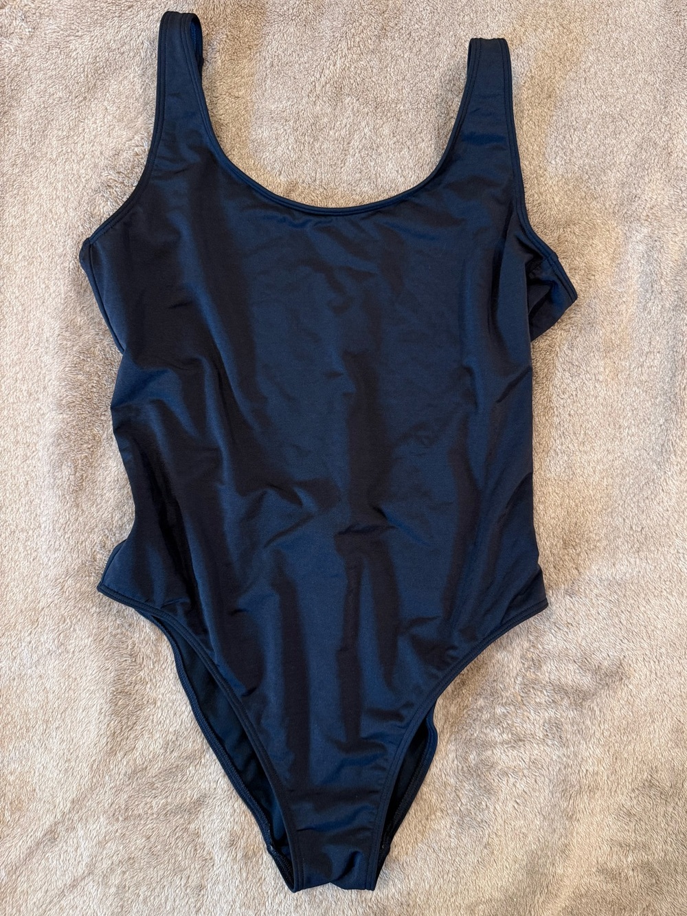 Abercrombie & Fitch Navy Scoop Back One-Piece